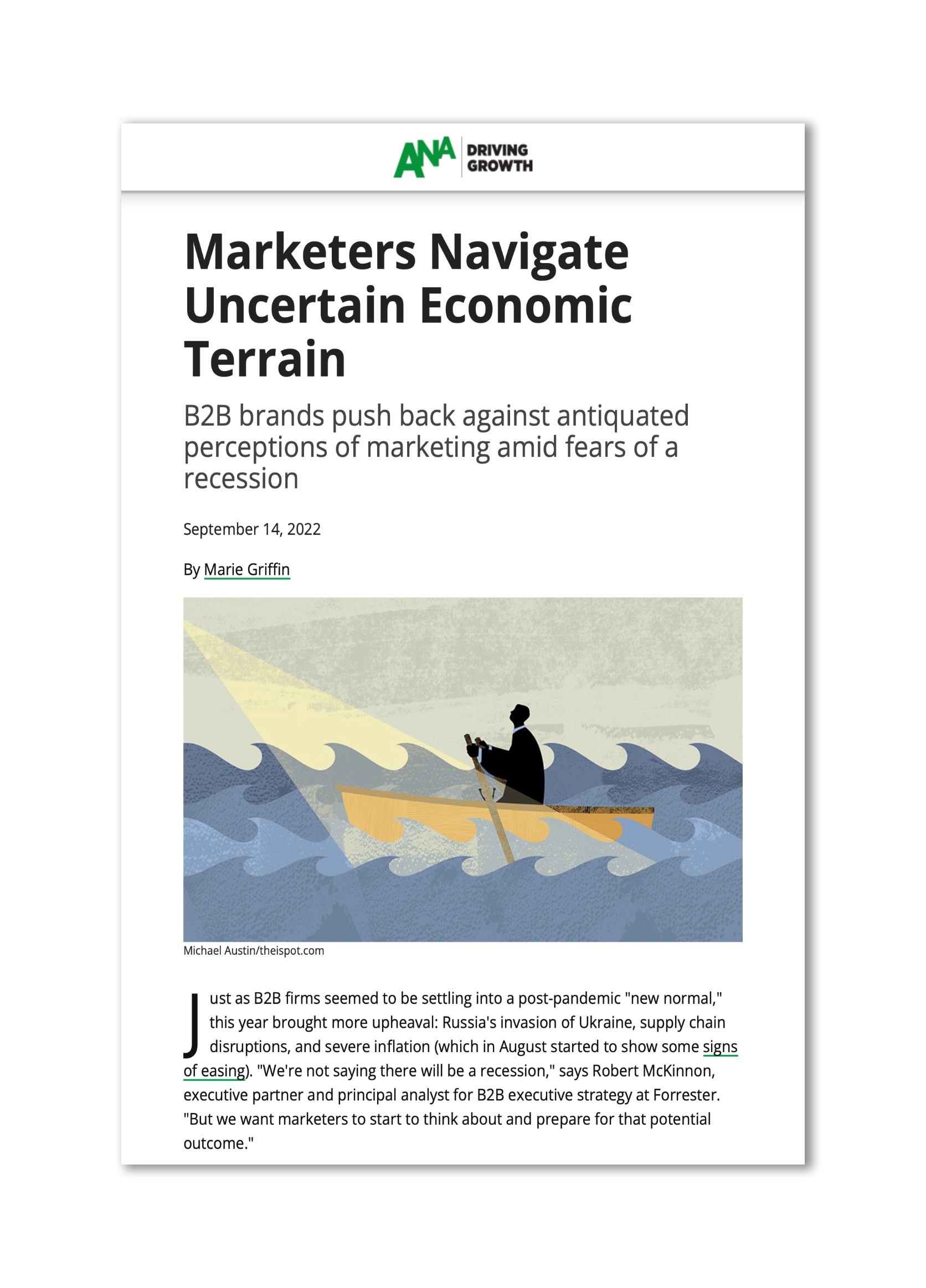 ANA: Marketers Navigate Uncertain Economic Terrain