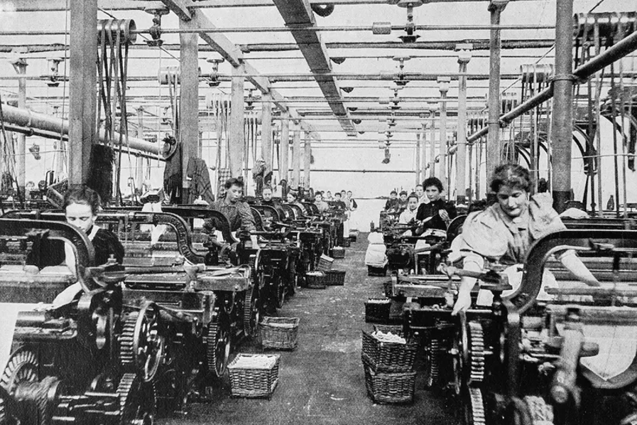 Industrial Revolution textile factory