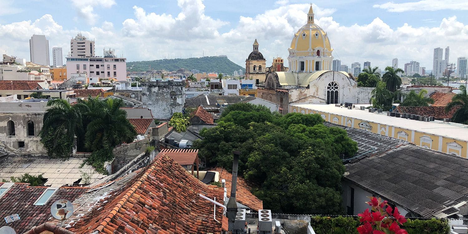 Rooftops in Cartagena